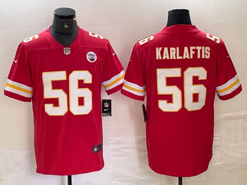 Men Kansas City Chiefs #56 Karlaftis Red 2024 Nike Vapor Untouchable Limited NFL Jersey->->NFL Jersey